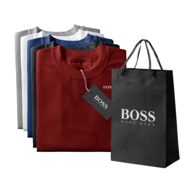 Kit 5 H. Boss T-Shirts – Kaufen 3 und erhalte 5 - LETZTE EINHEITEN